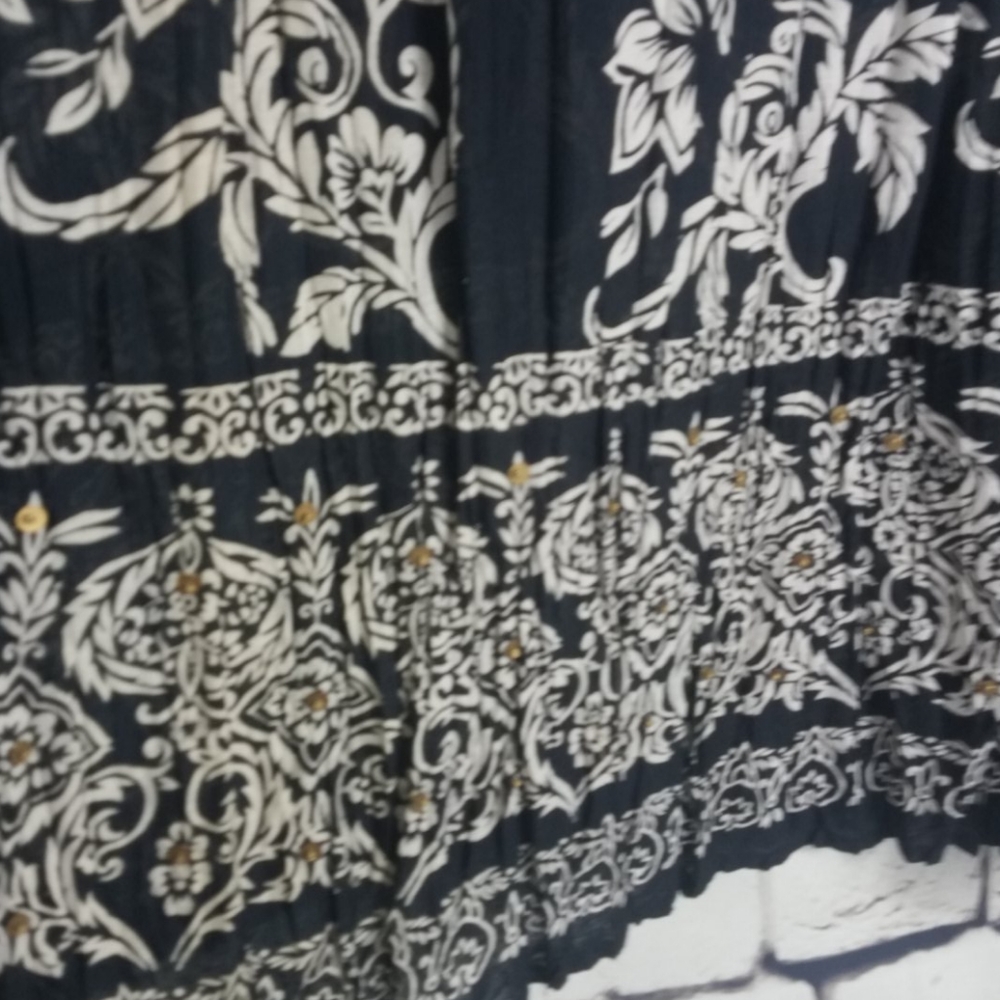 NWT Avenue Plus Size Boho Midi Skirt - Picture 3 of 4